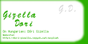 gizella dori business card